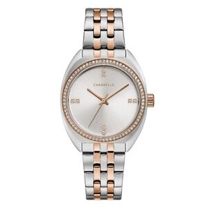 Caravelle by Bulova Retro  Stainless Steel Bracelet Classic Women's Watch